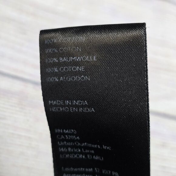 Free People Baggy Double Knee Navy Pants Women’s Size 6 Elastic Waist - Picture 8 of 11